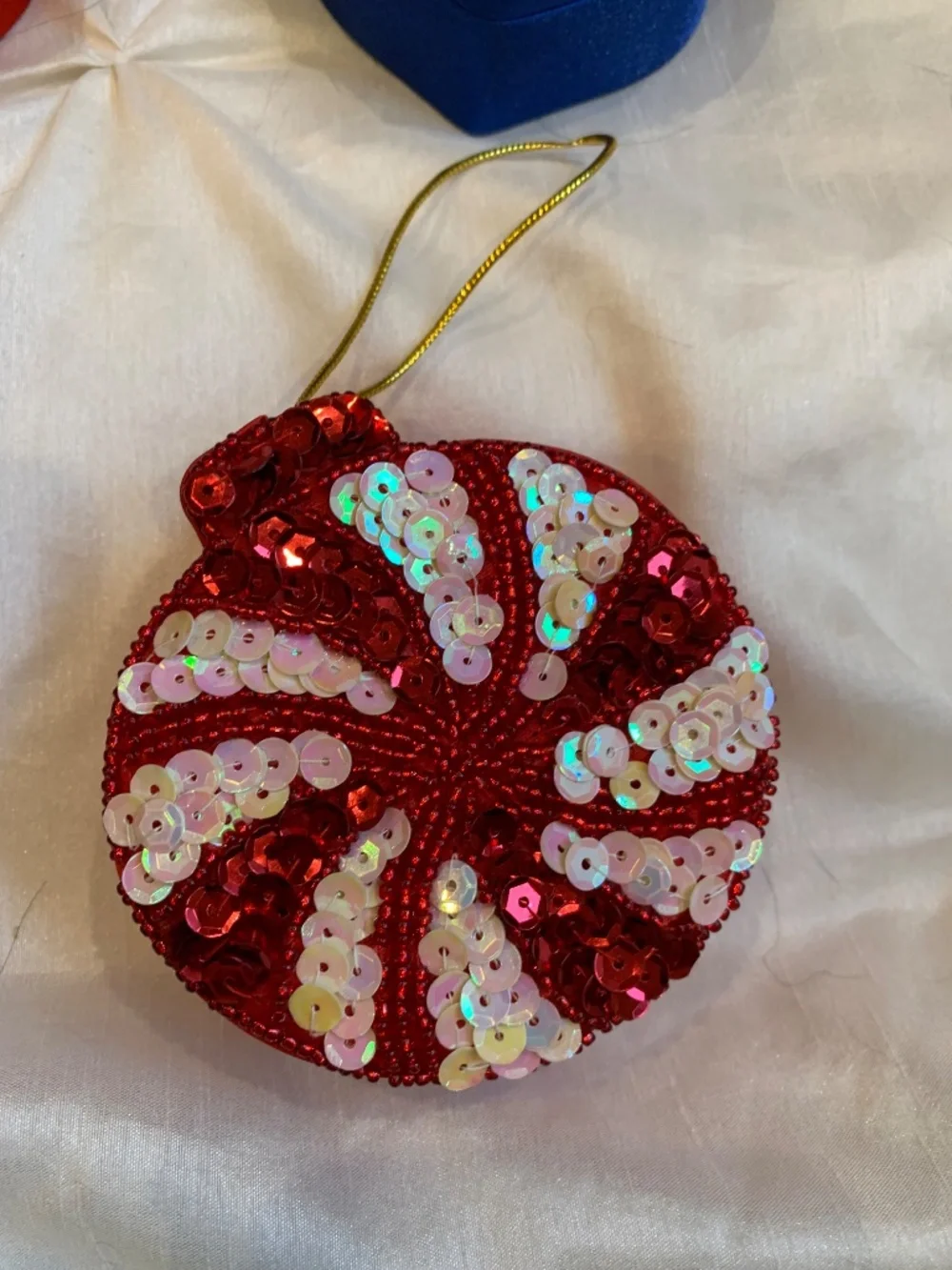 New Set 12 Christmas 2006 Sequin Ornament Boxes